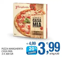 Qui Discount Pizza margherita CASA MIA offerta