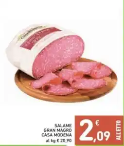 Spazio Conad Salame gran magro casa modena offerta