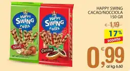 Qui Discount Happy swing cacao/nocciola offerta