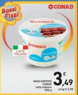 Spazio Conad Mascarpone conad latte italiano offerta