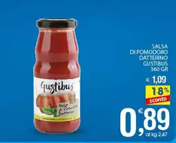 Qui Discount Salsa di pomodoro datterino GUSTIBUS offerta