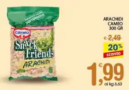 Qui Discount Arachidi CAMEO offerta