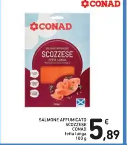 Spazio Conad Salmone affumicato scozzese conad fetta lunga offerta