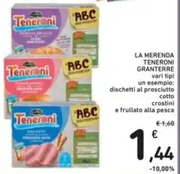 Spazio Conad La merenda teneroni granterre vari tipi offerta