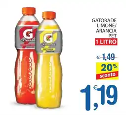 Qui Discount Gatorade limone/ arancia pet offerta