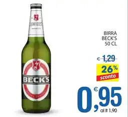 Qui Discount Birra beck's offerta