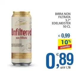 Qui Discount Birra non filtrata 5,7° EDELMEISTER offerta
