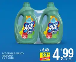 Qui Discount Ace gentile fresco profumo offerta