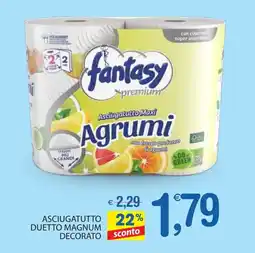 Qui Discount Asciugatutto duetto magnum decorato offerta