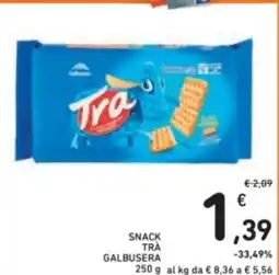 Spazio Conad Snack tra galbusera offerta