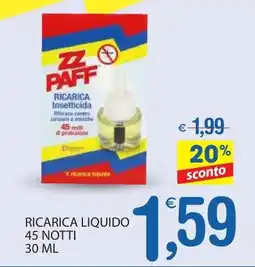 Qui Discount Ricarica liquido 45 notti offerta