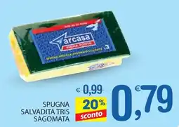Qui Discount Spugna salvadita tris sagomata offerta
