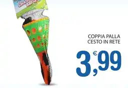 Qui Discount Coppia palla cesto in rete offerta