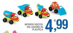 Qui Discount Mondo veicoli da lavoro in plastica offerta