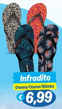 Qui Discount Infradito Donna/Uomo/Bimbo offerta