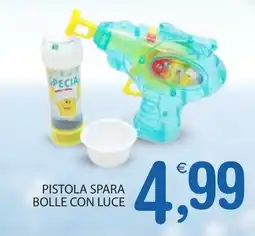 Qui Discount Pistola spara bolle con luce offerta