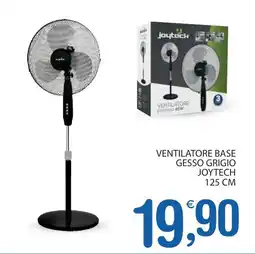 Qui Discount Ventilatore base gesso grigio joytech 125 cm offerta