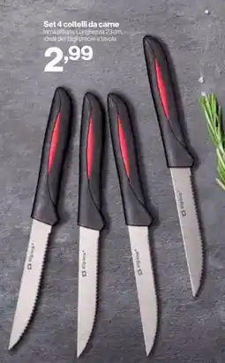 In'S Mercato Set 4 coltelli da carne offerta