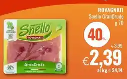 Famila ROVAGNATI Snello GranCrudo offerta