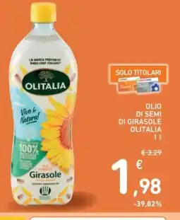Spazio Conad Olio di semi di girasole olitalia offerta