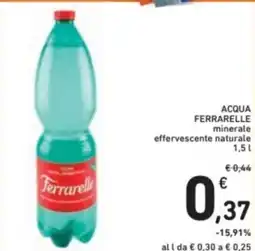 Spazio Conad Acqua ferrarelle minerale effervescente naturale offerta
