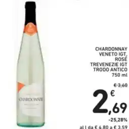 Chardonnay veneto igt rosé trevenezie igt trodo antico