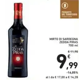 Spazio Conad Mirto di sardegna zedda piras offerta