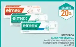 Spazio Conad Dentifricio elmex professional dentifricio per denti sensibili; aiuta a rinforzare i denti proteggendoli dalla offerta