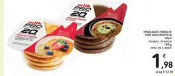 Spazio Conad Pancakes freschi pro high protein milk classici, al cacao conf. da 4 pezzi offerta