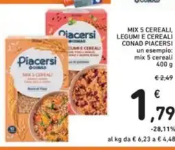 Spazio Conad Mix 5 cereali, legumi e cereali conad piacersi un esempio: mix 5 cereali offerta