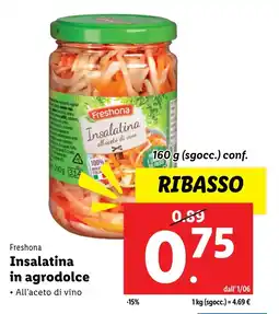Lidl Freshona Insalatina in agrodolce offerta