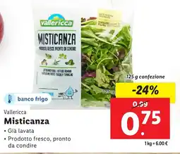 Lidl Vallericca Misticanza offerta