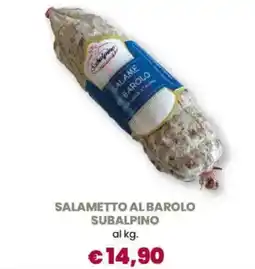 Famila Salame barolo SUBALPINO offerta