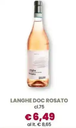 Famila Langhe doc ROSATO offerta