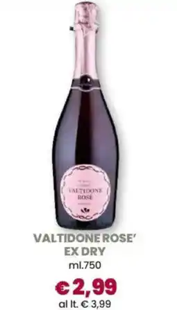 Famila VALTIDONE ROSE EX DRY offerta
