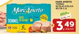 Extra Supermercati Mare aperto tonno in olio d'oliva offerta