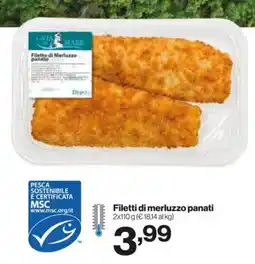 In'S Mercato Filetto di Merluzzo panato offerta