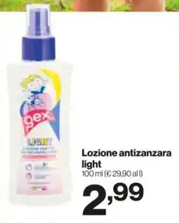 In'S Mercato Lozione antizanzara light offerta