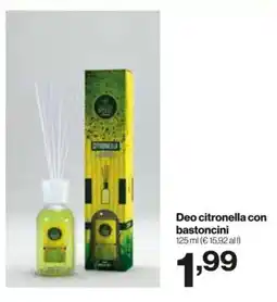 In'S Mercato Deo citronella con bastoncini offerta