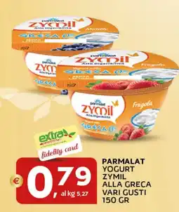 Extra Supermercati Parmalat yogurt zymil alla greca vari gusti offerta