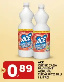 Extra Supermercati Ace igiene casa pavimenti agrumi/ eucalipto blu offerta