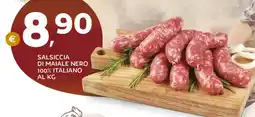 Extra Supermercati Salsiccia di maiale nero 100% italiano offerta