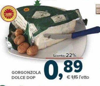 Todis Gorgonzola Dolce DOP offerta