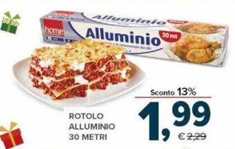 Todis Rotolo Alluminio 30 Metri offerta