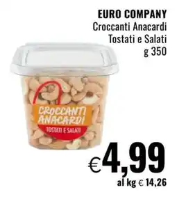 Famila EURO COMPANY Croccanti Anacardi Tostati e Salati offerta