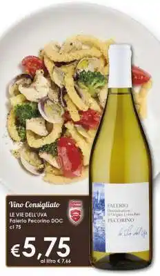 Famila LE VIE DELL'UVA Falerio Pecorino DOC offerta