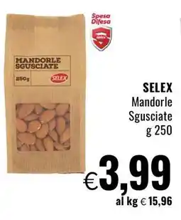 Famila SELEX mandorle sgusciate offerta