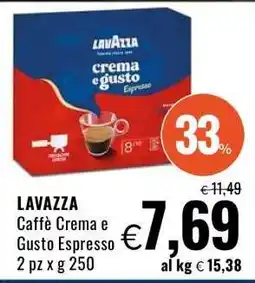 Famila LAVAZZA Caffè Crema e Gusto Espresso offerta