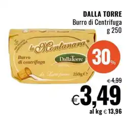 Famila DALLA TORRE Burro di Centrifuga offerta