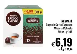 Famila NESCAFÉ Capsule Caffè Espresso Miscela Robusta offerta